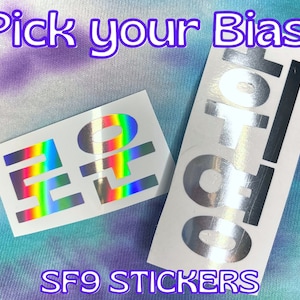SF9 Sticker, SF9 Decal, SF9 Lightstick Sticker, Jigubong Sticker, SF9 kpop, SF9 Merch