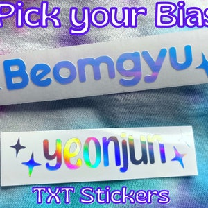 TXT Stickers, TXT Decal, Tomorrow X Together Stickers, MOAbong Sticker, TXT kpop, TxT Merch, Tomorrow x Together Decal