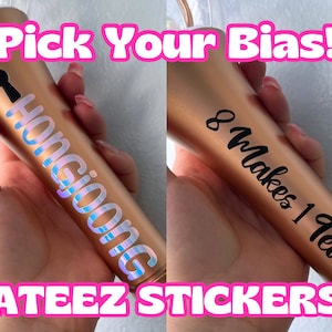 Ateez Decal, Ateez Sticker, Ateez Lightstick, Ateez Lightiny Sticker, Ateez KPOP, Ateez Lightstick Decal, Ateez Merch
