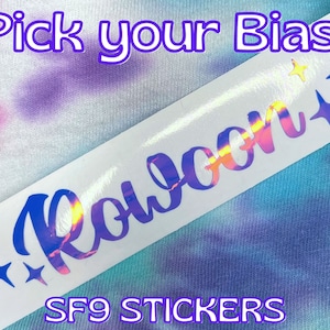 SF9 Sticker, SF9 Decal, SF9 Lightstick Sticker, Jigubong Sticker, SF9 kpop, SF9 Merch