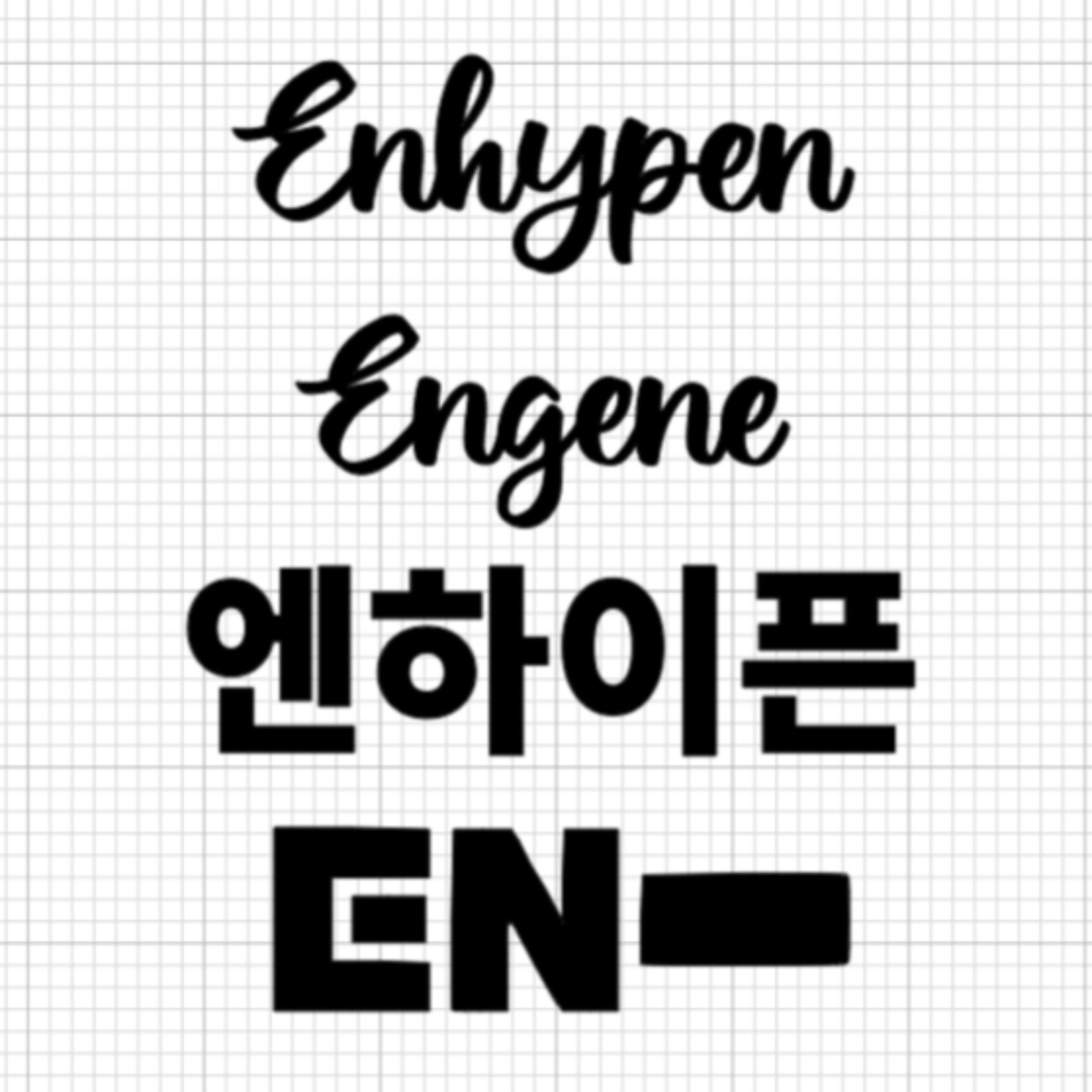 Enhypen Sticker Enhypen Decal Enhypen Lightstick Sticker - Etsy UK