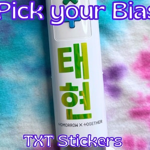 TXT Stickers, TXT Decal, Tomorrow X Together Stickers, MOAbong Sticker, TXT kpop, TxT Merch, Tomorrow x Together Decal