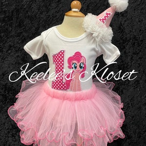 MLP My little Pony Pinkie Pie first birthday set