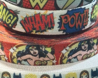 foe superhero fold over elastic & headbands