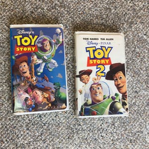 VHS Set of Movies:  TOY Story and TOY Story 2