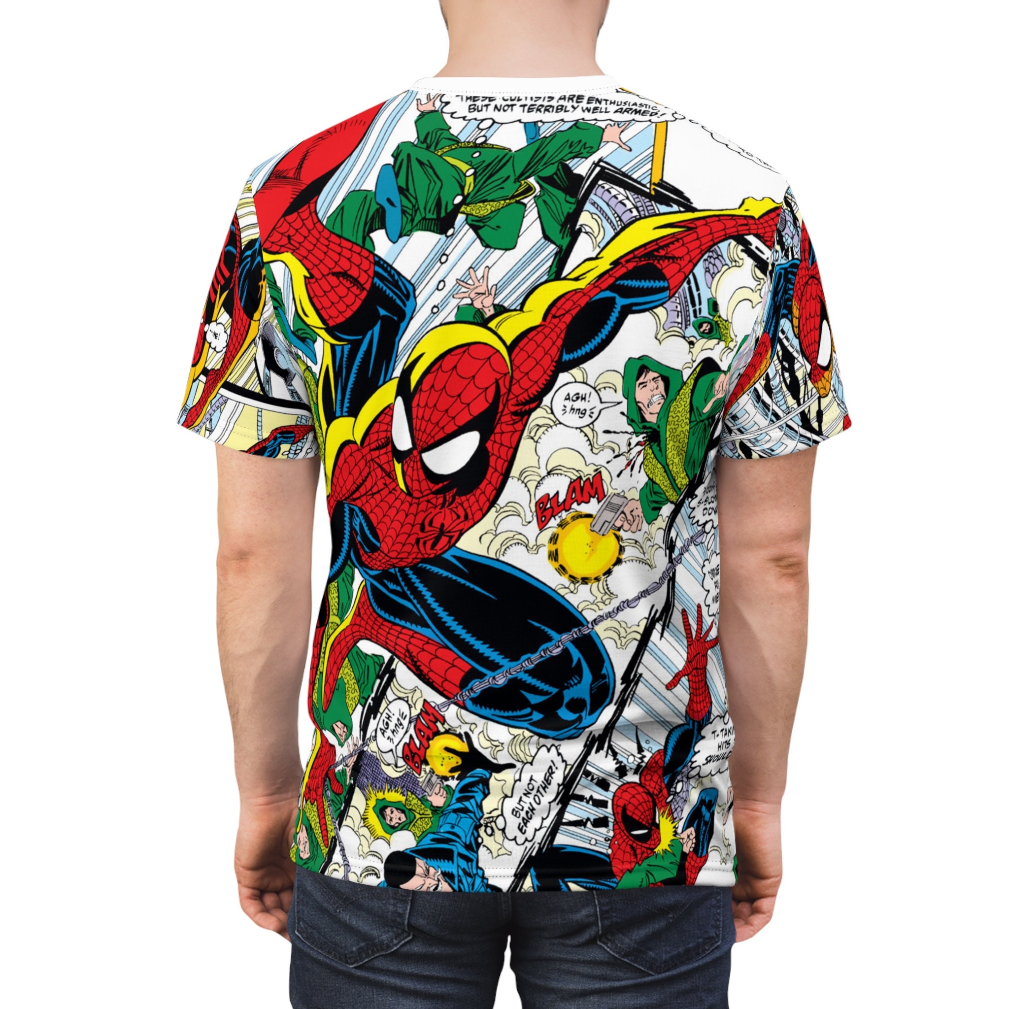 New Vintage Style Spiderman, Spider-man, Spider Man, Comic Book Art ...