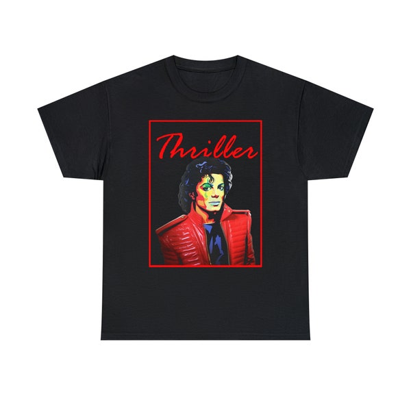 Michael Jackson T-Shirt, Thriller T-Shirt, Thriller Album Vintage Style Tee, 1980's Inspired Tee Retro T shirt Unisex, Retro Inspired Shirt