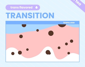 Non-binary Boba Milk Tea Liquid Stinger Transition | Animated Overlay ...