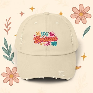 Boricua Dad Hat Puerto Rico Pride Cap Distressed Embroidered Baseball Hat Caribbean Latina Gift Tropical Island Style