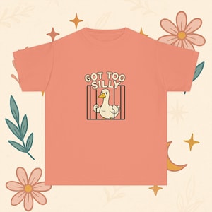 Got Too Silly Youth Comfort Colors Shirt Funny Silly Goose Kids Tee Goofy Goose Shirt for Kids Vintage Style Youth T-Shirt