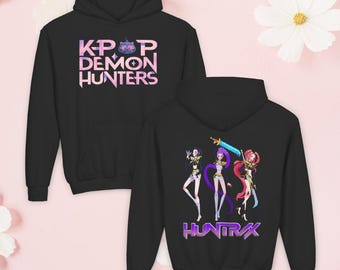 Huntrix Hoodie Kinder - Kpop Anime Kapuzenpullover Mit Druck Für Jungen & Mädchen
