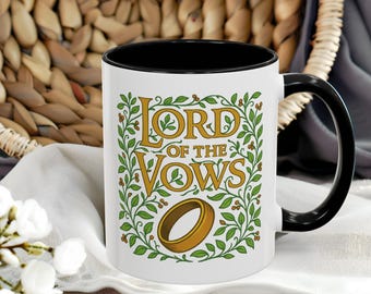 Herr der Gelübde Kaffeetasse Hochzeit amtierende Geschenk und amtierende Vorschlag Cup 11oz und 15oz Größen