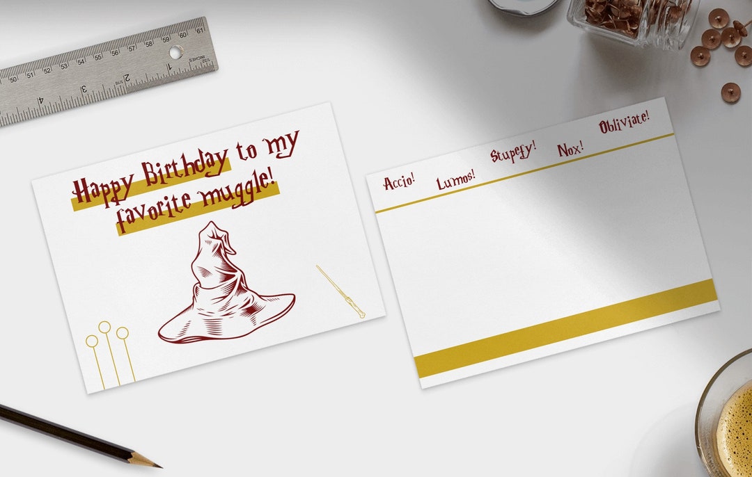 Happy Birthday To My Favorite Muggle Printable