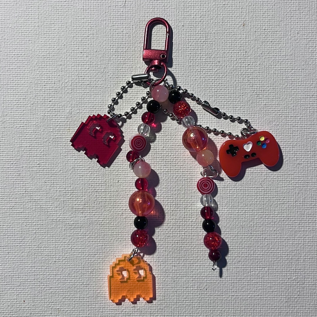 Pacman Keychain Etsy