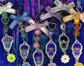 Omori phone charms