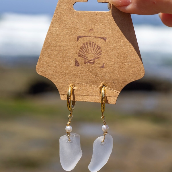 Sea Glass Pearl Etsy