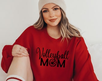 Volleyball Mom Sweatshirt, Game Day Sweatshirt, Volleyball Sweatshirt