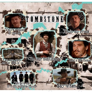 Tombstone tumbler wrap Doc holiday, I&#39;m your huckleberry, Wyatt Earp SVG Tumbler waterslide SVG Tombstone the movie quotes Tumbler SVG