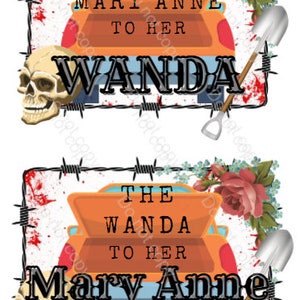 Najlepsi przyjaciele PNG, Najlepszy przyjaciel svg, najlepsi przyjaciele PNG, Koszulki BFF Maryanne i Wanda, Żegnaj Earl Wanda do jej sióstr Mary Anne png