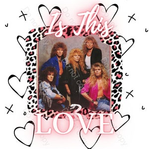 White Snake SVG, 80s hair bands design PNG, Classic Rock, Is this Love, song lyrics Rock n roll, 80s nostalgia SVG Shirt sublimation design