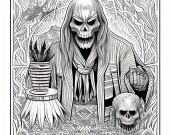 Spooky Halloween Coloring Pages