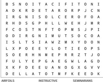 Wacky word search’s
