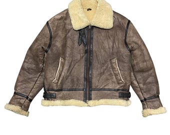 Vintage US Sheepskin International B3 Jacket Made in USA - Etsy