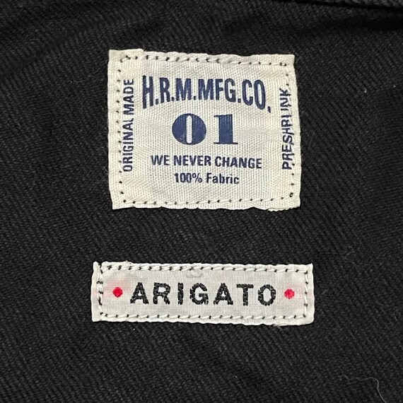 Vintage Arigato Blue Blue Japan H.R.Market Chore … - image 8
