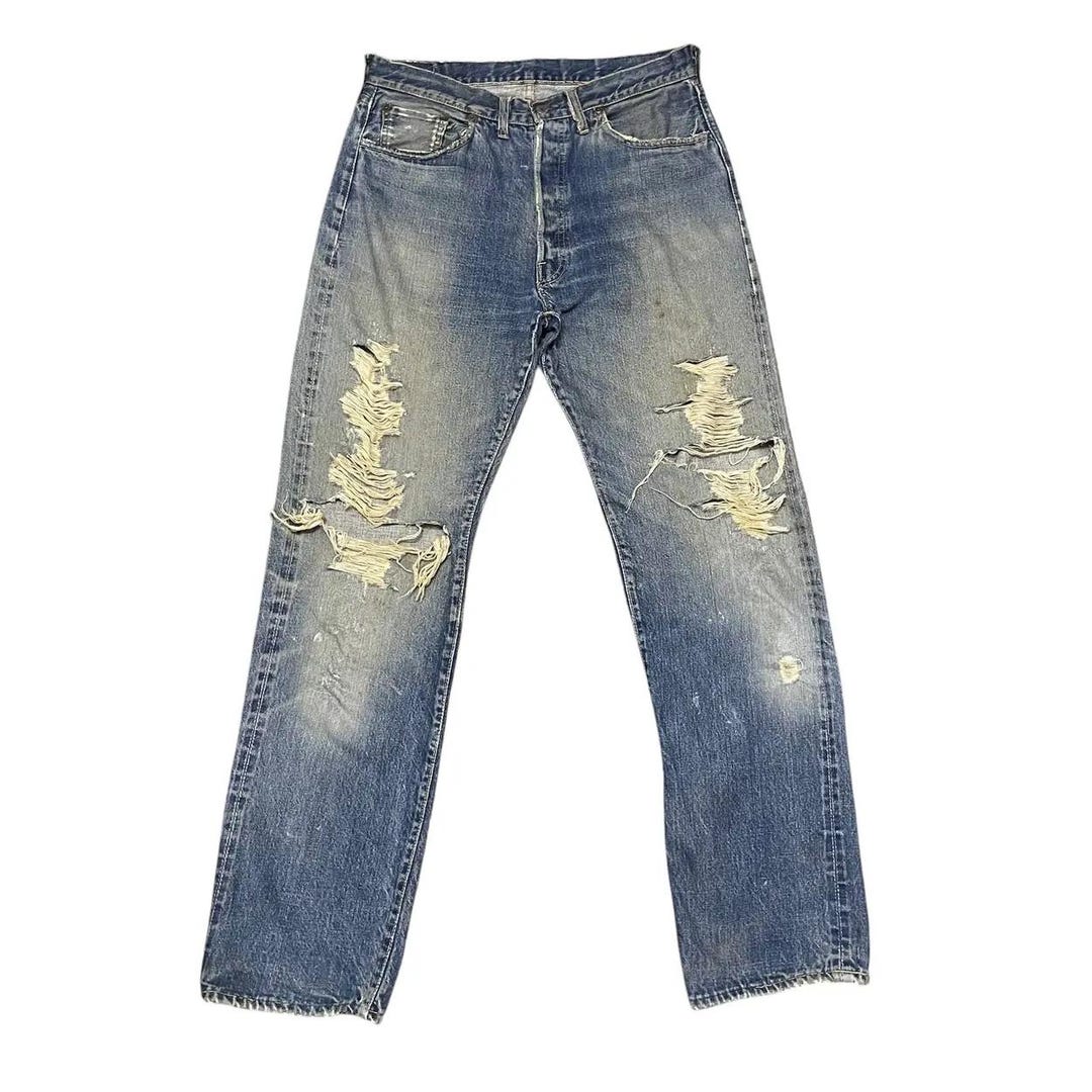 Vintage 60s 70s Levis 501 Big E Denim Button No 2 - Etsy