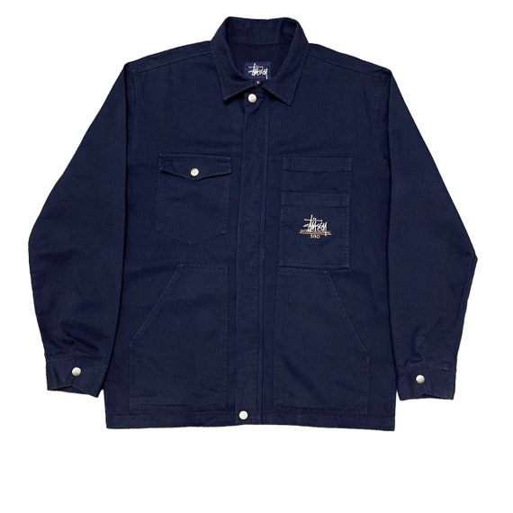 Vintage Stussy International S80 Jacket Indigo - Etsy Vintage Stussy International S80 Jacket Indigo - Etsy