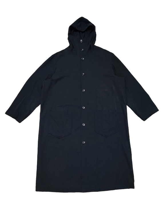 AW99 YYPH Yohji Yamamoto Pour Homme Laine Wool Hooded Coat AW99 YYPH Yohji Yamamoto Pour Homme Laine Wool Hooded Coat