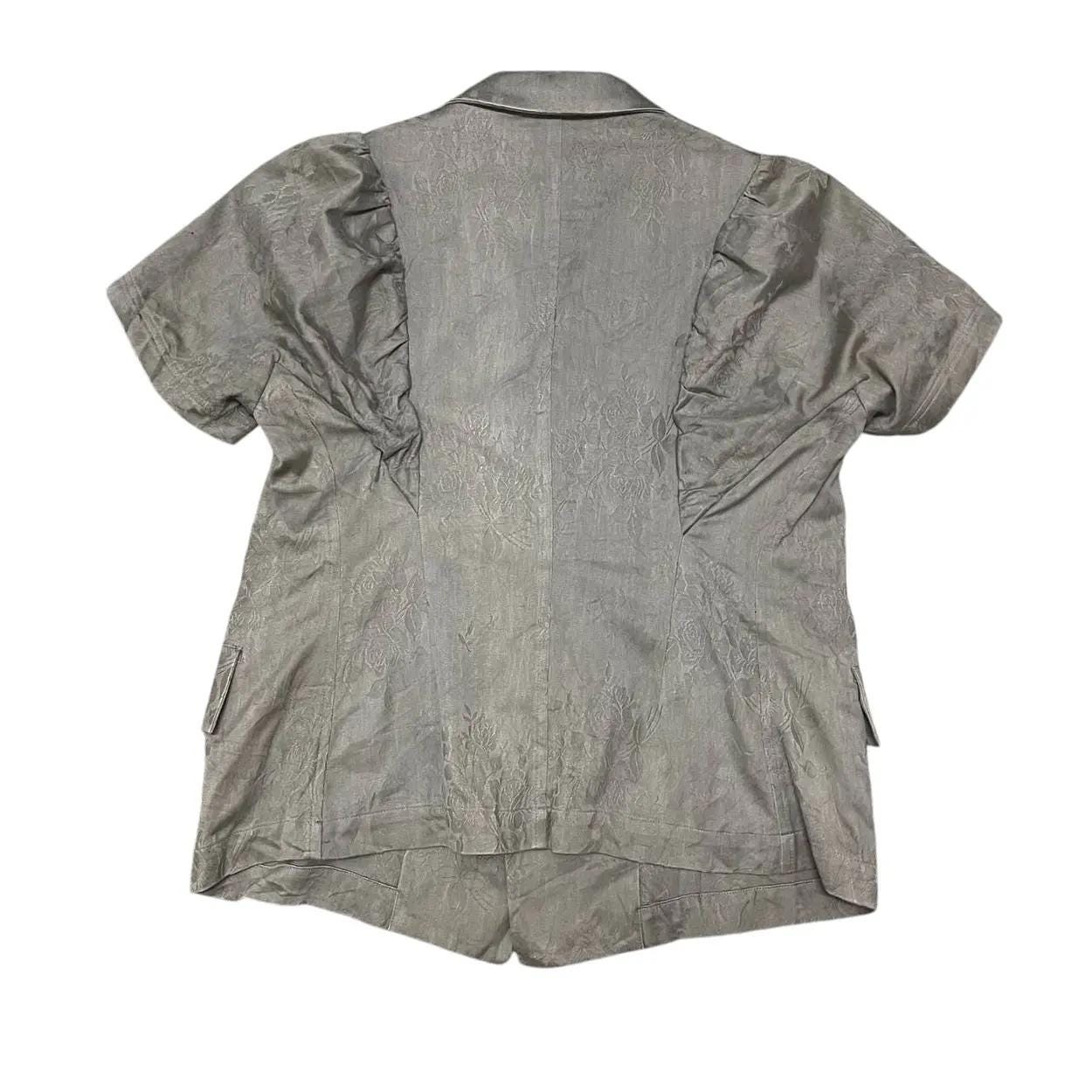 SS08 Yohji Yamamoto Floral Short Sleeve Jacket - Etsy