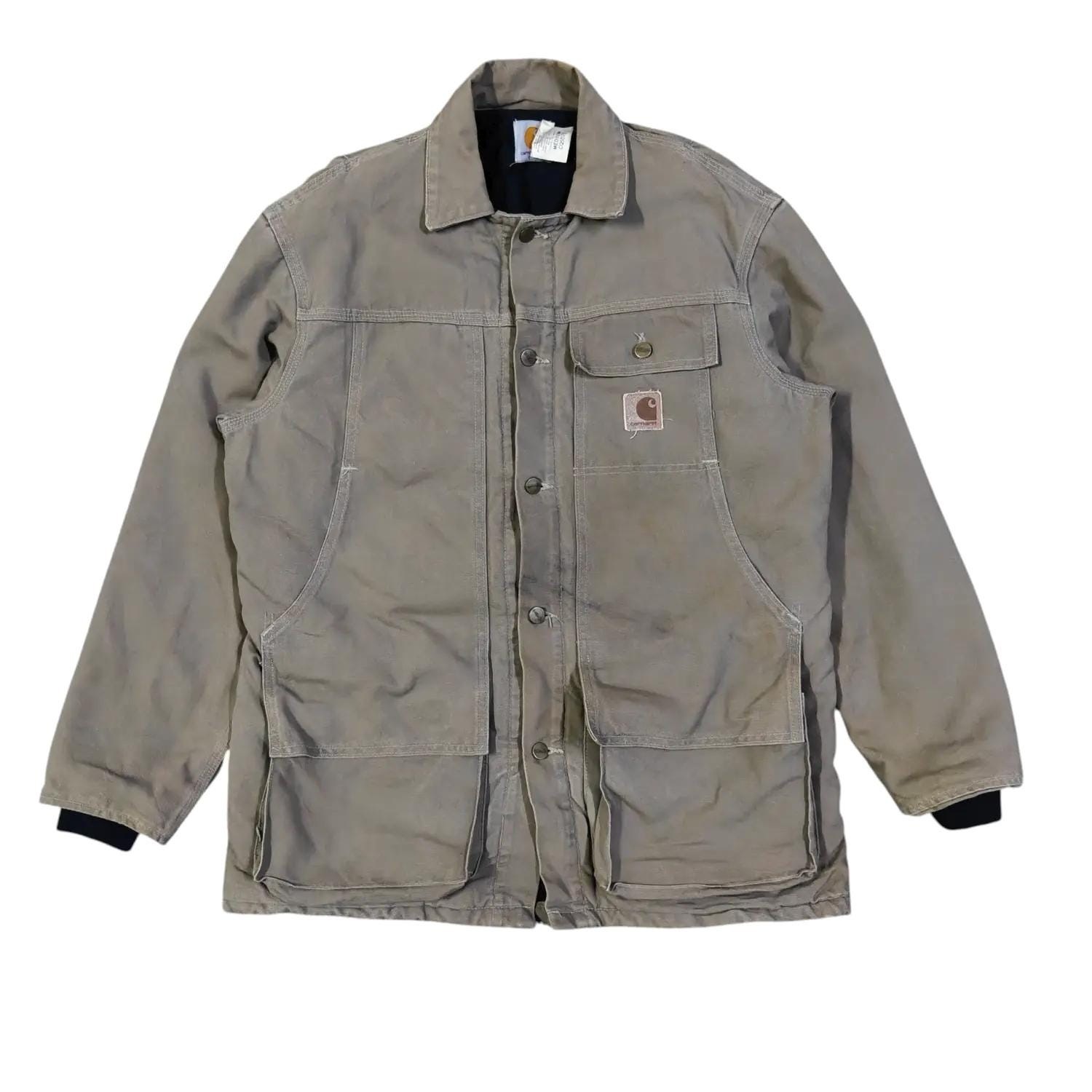 Vintage 90's Carhartt Artic Duck Canvas Jacket - Etsy