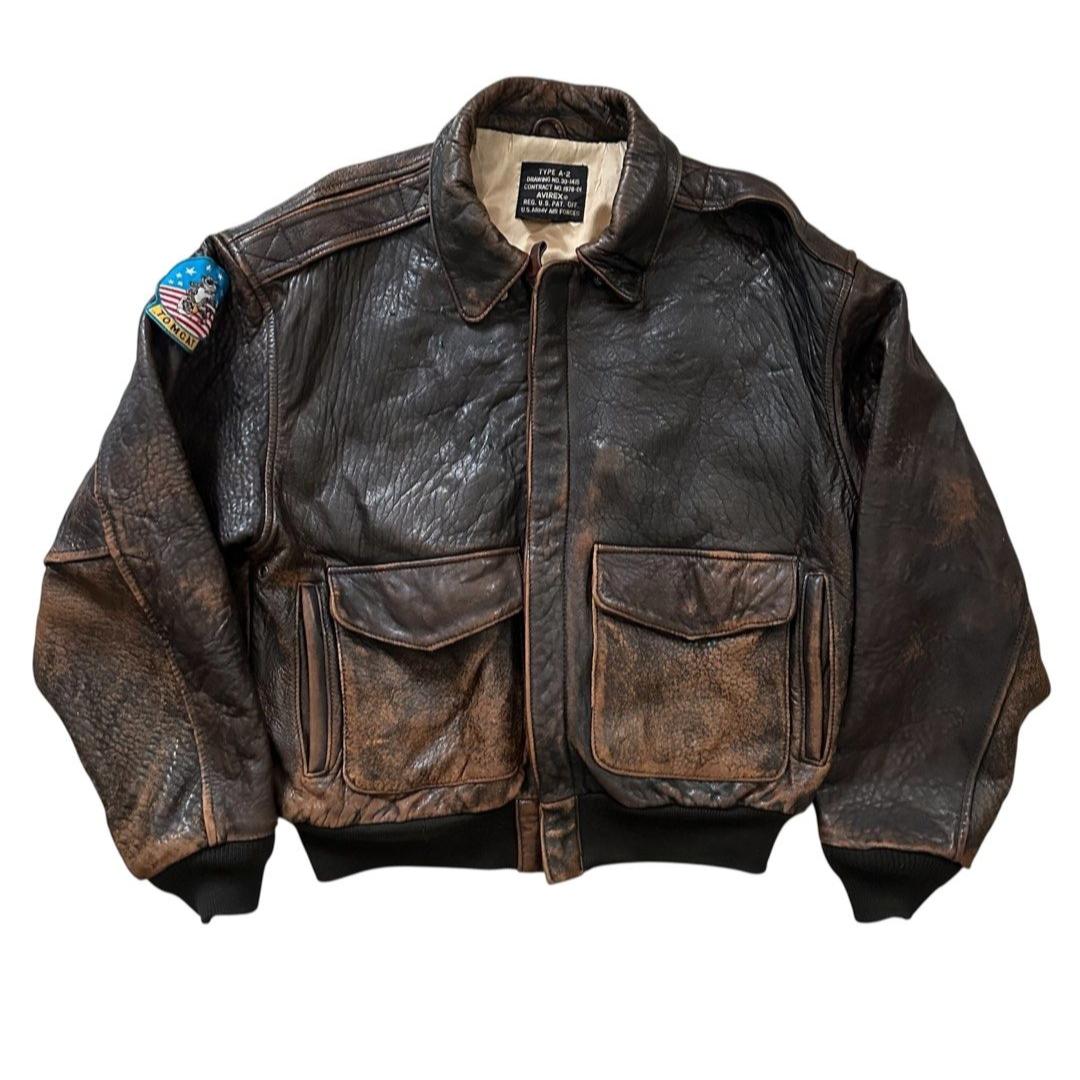 Vintage Type a 2 Leather Jacket - Etsy
