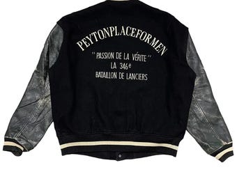 Vintage Peyton Place for Men Varsity Jacket - Etsy