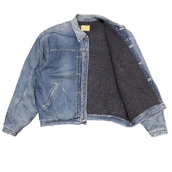 ハリウッドランチマーケット/デニムジャケット3rdタイプ（Ｌサイズ） 美品濃色※ハリウッドランチマーケット/デニムジャケット3rdタイプ（L