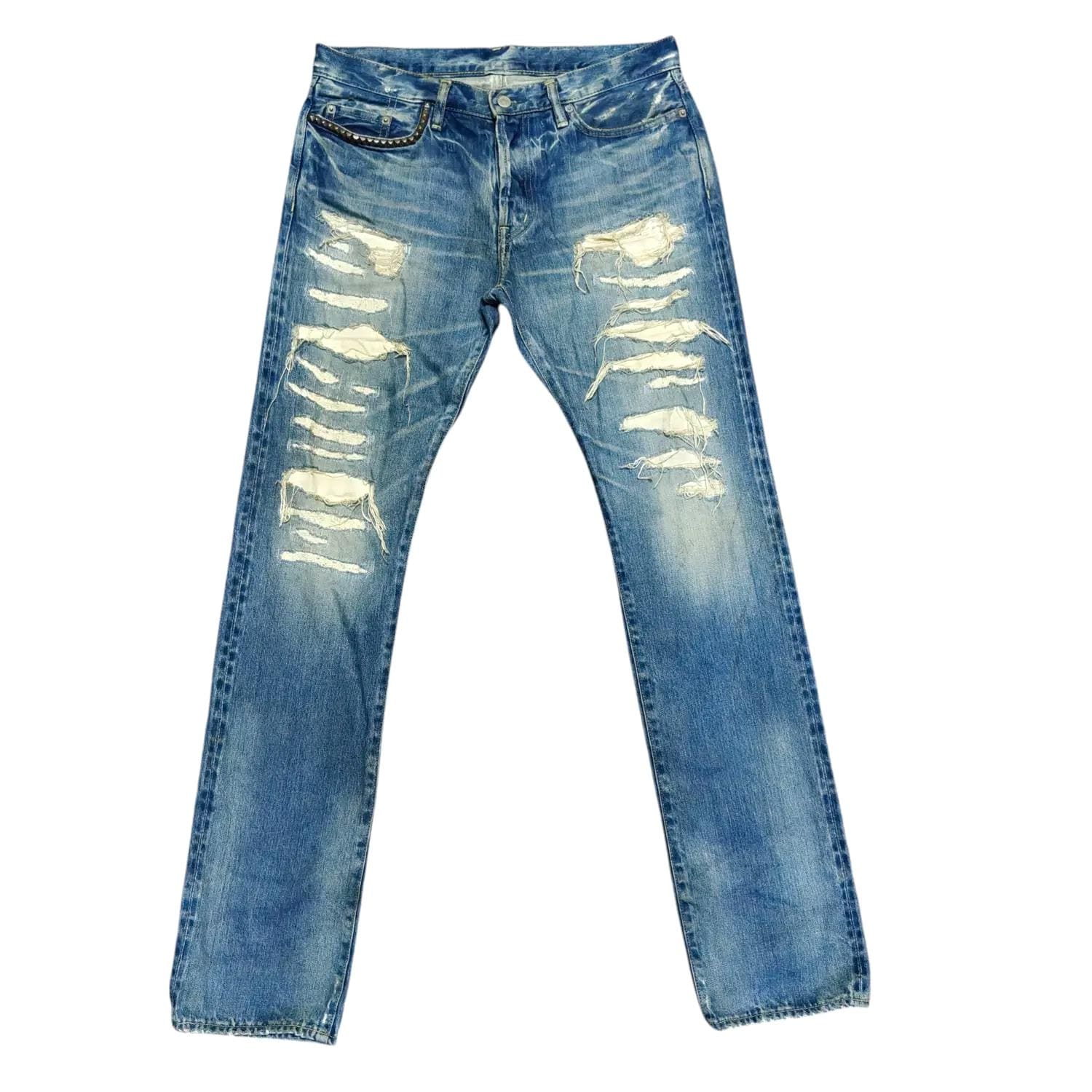 Hysteric Glamour Studded Jeans - Etsy