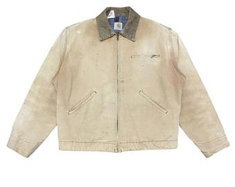 Chaqueta de trabajo vintage Carhartt Detroit Blanket de los años 80