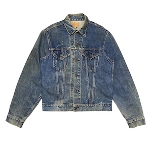 Vintage 60&#39;s Levis Big E Denim Trucker Jacket Button 524
