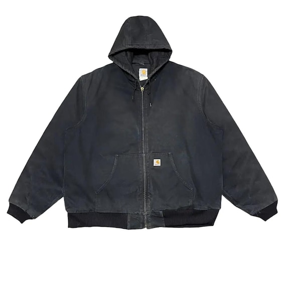 Vintage Carhartt Distressed Active Jacket J140 BLK - Etsy