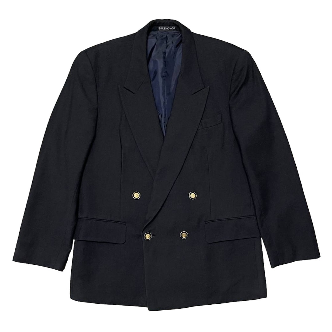 【送料&関税込】Balenciaga Double-breast Folded Blazer Balenciaga Folded Blazer in Black für Damen | LN-CC®