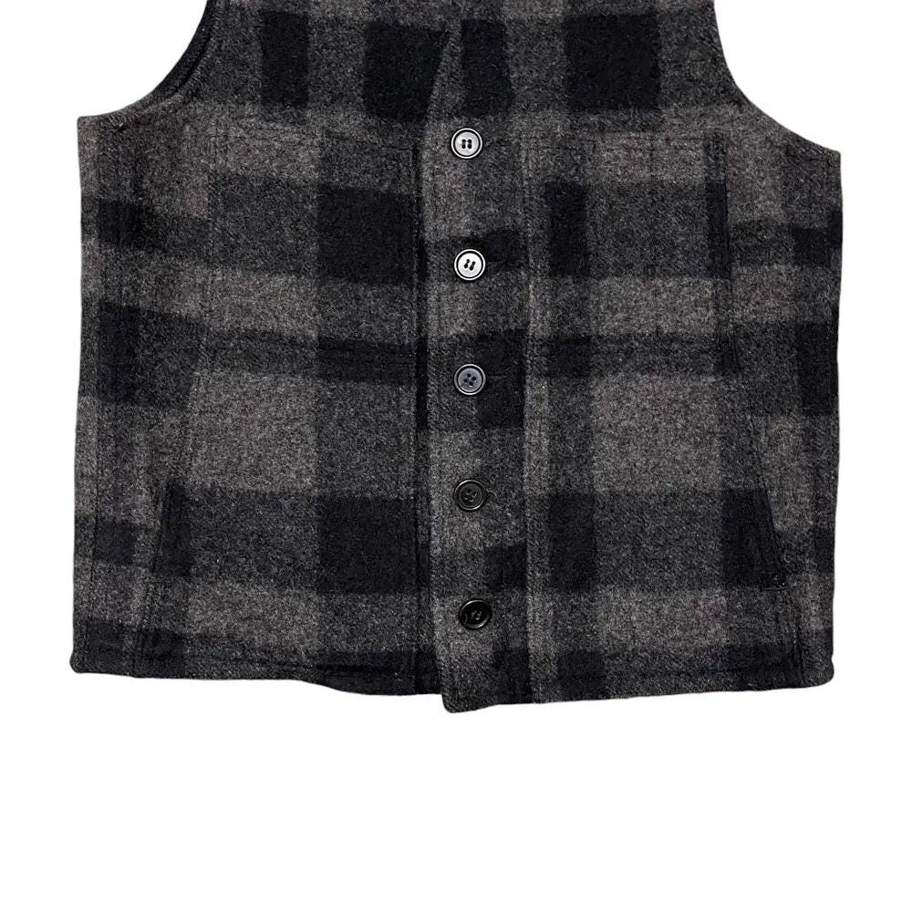 Vintage Filson Garment Mackinaw Wool Plaid Vest - Etsy