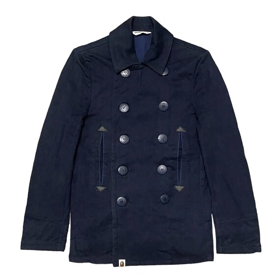 A Bathing Ape Bape Double Breasted Coat