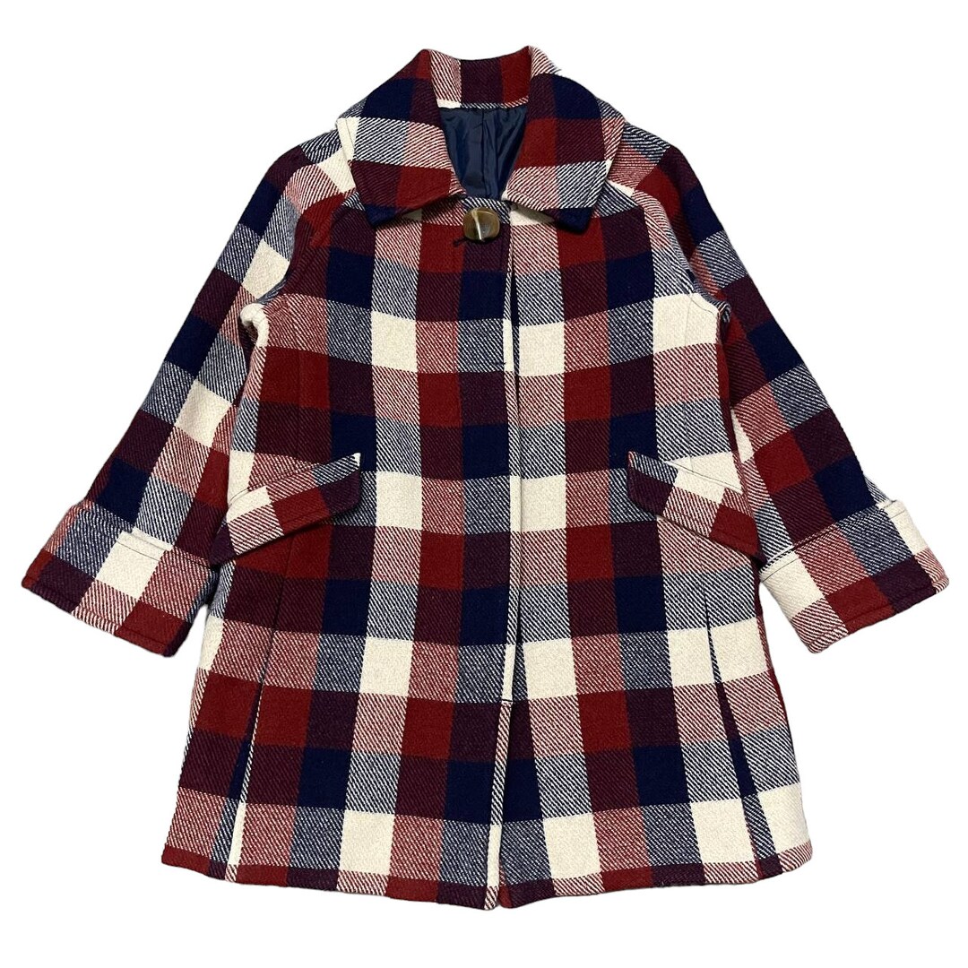 Vintage Hysteric Glamour Plaid Wool Coat - Etsy