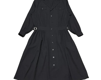 Yohji Yamamoto Wool Long Dress Coat