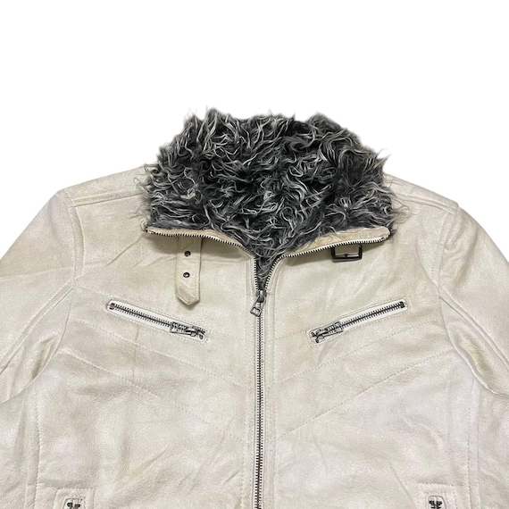 Crazy Fur Semantic Design Biker Jacket Lgb Ifsixwasnine - Etsy