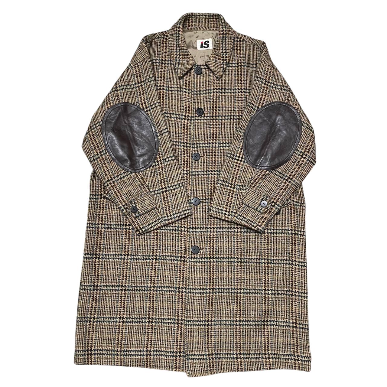 Vintage IS Issey Miyake Checkered Wool Long Coat - Etsy Vintage IS Issey Miyake Checkered Wool Long Coat - Etsy