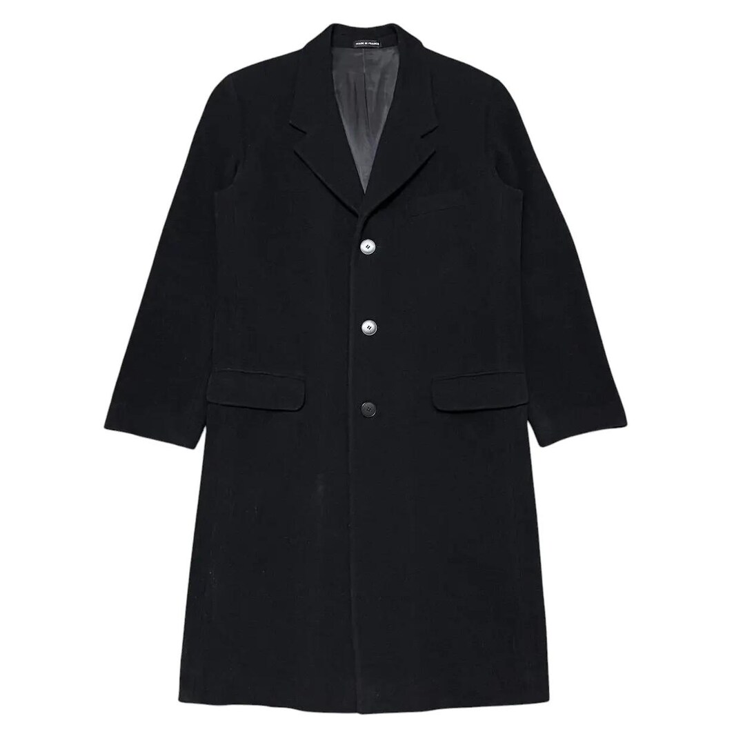 Vintage Agnes B. Homme Wool Long Coat - Etsy