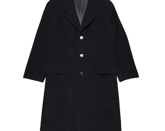 Vintage Agnes B Homme Wool Zipper Jacket Made in France