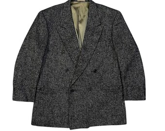 美品 80s GIVENCHY MONSIEUR テーラード ジャケット 日本製 Vintage 1980s Monsieur by Givenchy Coat Jacket Blazer Men's Three